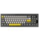 Клавиатура Epomaker Shadow-X 70 Flamingo Switch Hot-Swap LCD Screen RGB Wireless/Bluetooth/USB UA Black