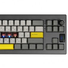 Клавиатура Epomaker Shadow-X 70 Flamingo Switch Hot-Swap LCD Screen RGB Wireless/Bluetooth/USB UA Black - Фото