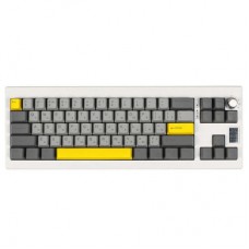 Клавиатура Epomaker Shadow-X 70 Wisteria Linear Switch Hot-Swap LCD Screen RGB Wireless/Bluetooth/USB UA White