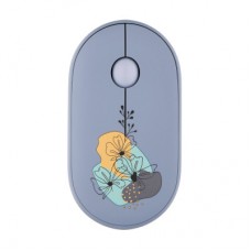 Мышка 2E MF300 FLORAMALLOW Silent Wireless/Bluetooth Blue (2E-MF300WFLORABL)