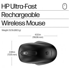 Мышка HP 510 Ultra-Fast Rechargeable Wireless Black (9C2F6AA) - Фото