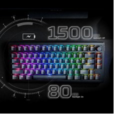 Клавіатура HyperX Alloy Rise 75 PBT HX Red Wireless UA Black (91Y91AA) - Фото
