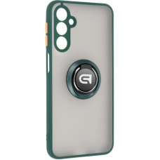 Чохол для мобільного телефона Armorstandart Frosted Matte Ring Samsung A25 5G (A256) Dark Green (ARM73764) Чохол для мобільного телефона Armorstandart Frosted Matte Ring Samsung A25 5G (A256) Dark Green (ARM73764)