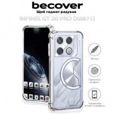 Чохол для мобільного телефона BeCover Anti-Shock Infinix GT 20 Pro (X6871) Clear (712305) - Фото