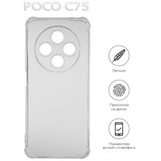 Чохол для мобільного телефона BeCover Anti-Shock Poco C75 Clear (712351) - Фото