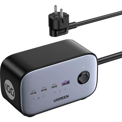 Зарядний пристрій Ugreen 4xUSB 100 W Nexode Pro (3xUSB-C+USB-A+2хSchuko) CD270 (60167)