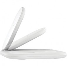 Зарядний пристрій Belkin 3in1 Magnetic Foldable iPhone/Watch/AirPods Qi2 15 W white (WIZ029VFWH) - Фото