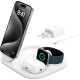 Зарядний пристрій Belkin 3in1 Magnetic Foldable iPhone/Watch/AirPods Qi2 15 W white (WIZ029VFWH)