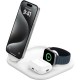 Зарядний пристрій Belkin 3in1 Magnetic Foldable iPhone/Watch/AirPods Qi2 15 W white (WIZ029VFWH)
