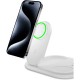 Зарядний пристрій Belkin 3in1 Magnetic Foldable iPhone/Watch/AirPods Qi2 15 W white (WIZ029VFWH)