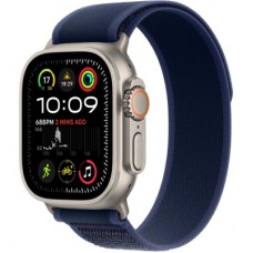 Смарт-часы Apple Watch Ultra 2 2024 GPS + Cellular 49mm Natural Titanium Case with Blue Trail Loop - S/M - Фото