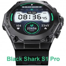 Смарт-годинник Black Shark S1 Pro Black (годинник блек шарк с1 про) - Фото