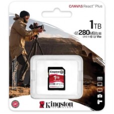 Карта памяти Kingston 1TB SDXC class 10 UHS-II U3 Canvas React Plus (SDR2V6/1TB) - Фото