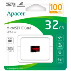 Картка пам'яті Apacer 32 GB microSD class 10 UHS-I V10 A1 (AP32GMCSH10UB-RA) - Фото