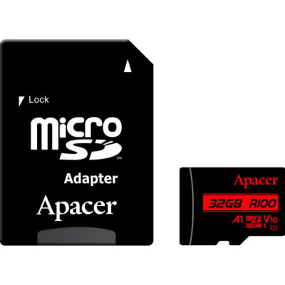 Картка пам'яті Apacer 32 GB microSD class 10 UHS-I V10 A1 (AP32GMCSH10UB-R)