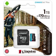 Картка пам'яті Kingston 1 TB microSD class 10 UHS-I U3 V30 A2 Canvas Go Plus (SDCG3/1TB) - Фото