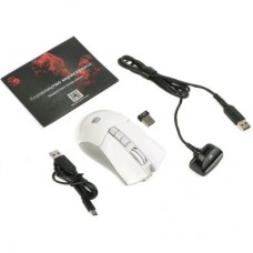 Мышка A4Tech Bloody R90 Plus Wireless Greyish White (4711421001731) - Фото