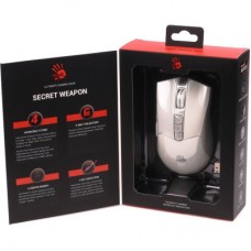 Мышка A4Tech Bloody R90 Plus Wireless Greyish White (4711421001731) - Фото