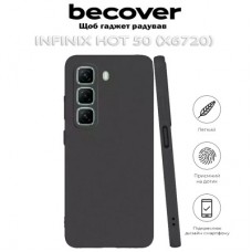 Чохол для мобільного телефона BeCover Infinix Hot 50 (X6720) Black (712282) - Фото