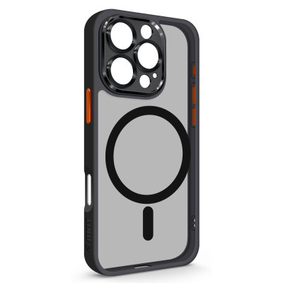 Чохол для мобільного телефона Armorstandart Unit MagSafe SE Apple iPhone 16 Pro Black Orange (ARM81147)