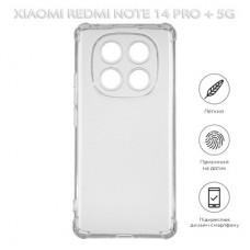 Чохол для мобільного телефона BeCover Anti-Shock Xiaomi Redmi Note 14 Pro Plus 5G Clear (712788) - Фото