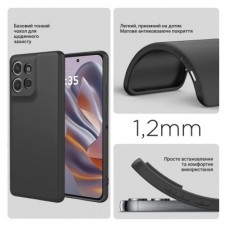 Чохол для мобільного телефона BeCover Motorola Moto G75 Black (712752) - Фото