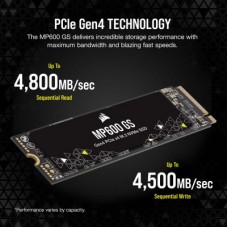 Накопичувач SSD M.2 2280 500 GB MP600GS Corsair (CSSD-F0500GBMP600GS) Накопичувач SSD M.2 2280 500 GB MP600GS Corsair (CSSD-F0500GBMP600GS) - Фото