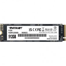 Накопитель SSD M.2 2280 512GB Patriot (P320P512GM28) Накопитель SSD M.2 2280 512GB Patriot (P320P512GM28)