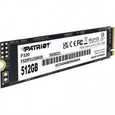 Накопитель SSD M.2 2280 512GB Patriot (P320P512GM28) - Фото