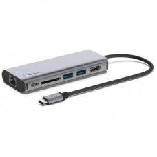 Концентратор Belkin USB-C 6in1 Multiport Dock (AVC008BTSGY) - Фото