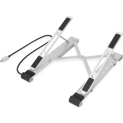 Підставка для ноутбука Digitus Variable Notebook Stand, до 17", USB-C Dock 5-Port (DA-90424)