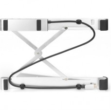 Підставка для ноутбука Digitus Variable Notebook Stand, до 17", USB-C Dock 5-Port (DA-90424) - Фото