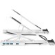 Підставка для ноутбука Digitus Variable Notebook Stand, до 17", USB-C Dock 5-Port (DA-90424) Підставка для ноутбука Digitus Variable Notebook Stand, до 17", USB-C Dock 5-Port (DA-90424)