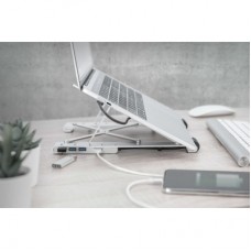 Підставка для ноутбука Digitus Variable Notebook Stand, до 17", USB-C Dock 5-Port (DA-90424) - Фото