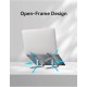 Підставка для ноутбука Vention Laptop X-type Stand Silver Aluminum Alloy (KDMI0)