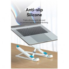 Підставка для ноутбука Vention Laptop X-type Stand White ABS 83-170 мм (KDNW0) - Фото
