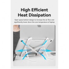 Підставка для ноутбука Vention Laptop X-type Stand White ABS 83-170 мм (KDNW0) - Фото