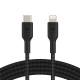 Дата кабель USB 2.0 AM to Lightning 1.0m BRAIDED black Belkin (CAA004BT1MBK)