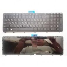 Клавиатура ноутбука HP ZBook 15 G1/G2, 17 G1/G2 черн з черн рамкаUA/RU (A46163)