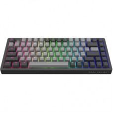 Клавіатура Dark Project KD83A PBT Mechanical Gateron Cap Teal USB Black/Gray (KB-GCT-871-100004) - Фото