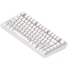 Клавіатура Dark Project ALU81 Terra Nostra PBT RGB Mech G3MS Moonstone White (DPKB_NOSTRA_81_ANSI_WHITE_UA) - Фото