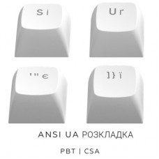 Клавіатура Dark Project ALU81 Terra Nostra PBT RGB Mech G3MS Moonstone White (DPKB_NOSTRA_81_ANSI_WHITE_UA) - Фото