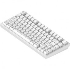 Клавіатура Dark Project ALU81 Terra Nova PBT RGB Mech G3MS Moonstone White (DPKB_NOVA_81_ANSI_WHITE_UA) - Фото
