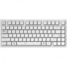Клавіатура Dark Project ALU81 Terra Nova PBT RGB Mech G3MS Moonstone White (DPKB_NOVA_81_ANSI_WHITE_UA) - Фото