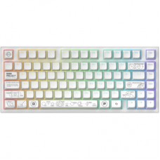 Клавіатура Dark Project ALU81 Terra Nova PBT RGB Mech G3MS Moonstone White (DPKB_NOVA_81_ANSI_WHITE_UA) - Фото
