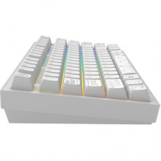 Клавіатура Dark Project ALU81 Terra Nova PBT RGB Mech G3MS Moonstone White (DPKB_NOVA_81_ANSI_WHITE_UA) - Фото