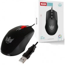 Мышка XO M1 RGB USB Black (XO-M1-BK)