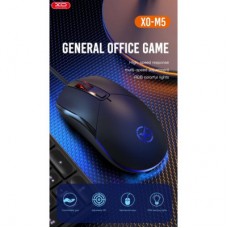 Мишка XO M5 A582 USB Black (XO-M5-BK) - Фото