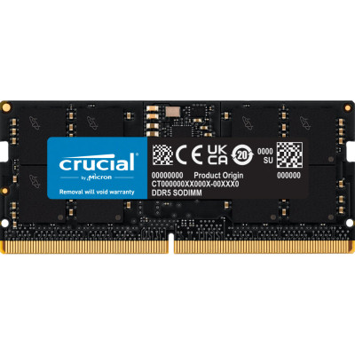 Модуль пам'яті для ноутбука SoDIMM DDR5 16 GB 4800 MHz Micron (CT16G48C40S5T)