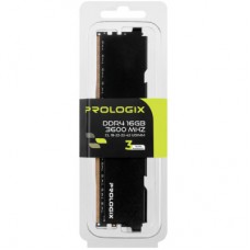 Модуль пам'яті для комп'ютера DDR4 16 GB 3600 MHz Black Prologix (PRO16GB3600B4) - Фото